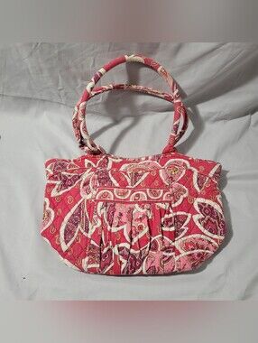 Vera Bradley Pink Paisley Quilted Tote
